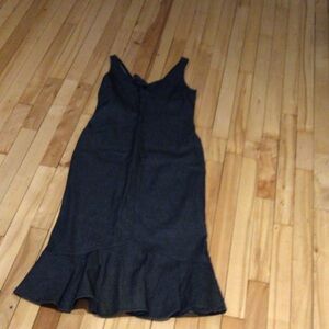 Sportmax Dark Gray Midi Dress Size 10